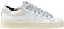 P448 Witte Leren Jack Lage Sneakers White Dames - Thumbnail 1