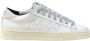 P448 Witte Leren Lage Sneakers White Dames - Thumbnail 1