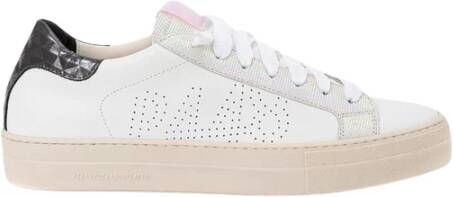 P448 Italiaanse leren sneakers voor dagelijkse luxe White Dames