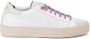 P448 Witte Leren Sneaker White Dames - Thumbnail 1