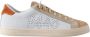 P448 Witte Leren Sneakers met Gestreepte Hiel White Heren - Thumbnail 1