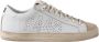 P448 Witte Leren Sneakers met Gouden Details White Dames - Thumbnail 1