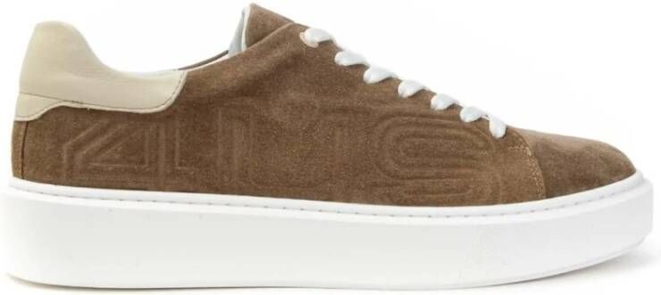 Paciotti Dean 200 Suède Sneakers Beige Heren