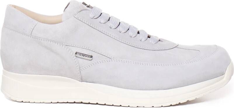 Paciotti Grijze Suède Sneakers met Rubberen Zool Gray Heren