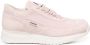 Paciotti Roze Suède Stalen Logo Sneakers Pink Dames - Thumbnail 1