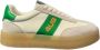 Paciotti Witte Groene Leren Sneakers voor Mannen White Heren - Thumbnail 1