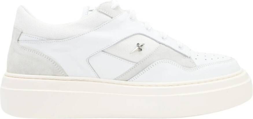 Paciotti Witte Zachte Knuffel Sneakers White Heren