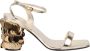 Paco Rabanne Gouden Paillet Hak Sandalen Yellow Dames - Thumbnail 1