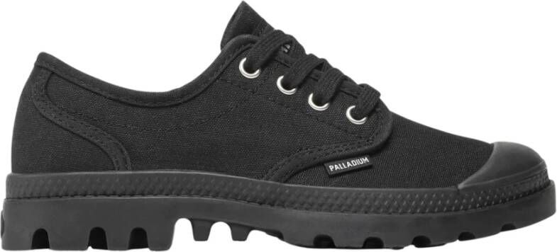 Palladium Dames sportschoenen van canvas Pampa Oxford Zwart Dames