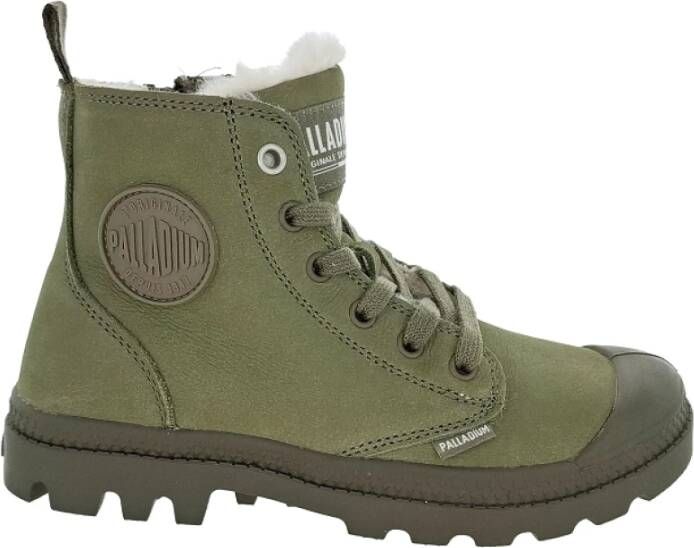 Palladium Pampa Hi Zip WL 95982-377-M Vrouwen Groen Sneakers