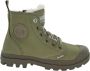 Palladium Pampa Hi Zip WL 95982-377-M Vrouwen Groen Sneakers - Thumbnail 1