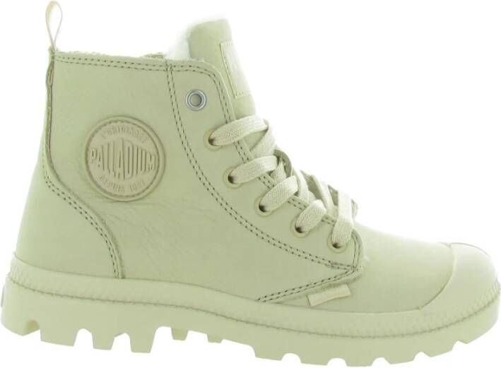 Palladium Hoge Top Canvas Sneakers White Dames