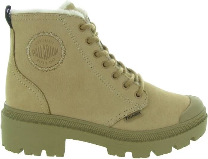 Palladium Hoge Top Rits Sneakers Green Dames