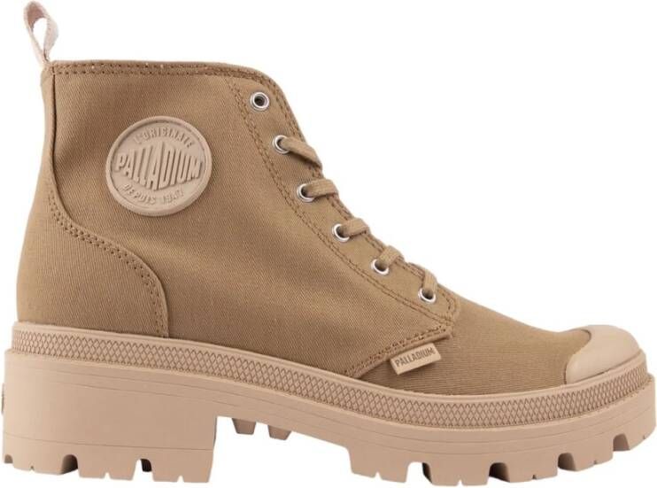 Palladium Hoge Top Sneakers voor Vrouwen Brown Dames