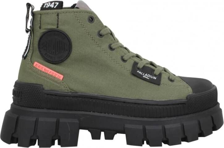 Palladium Laced-up Boots Groen Dames