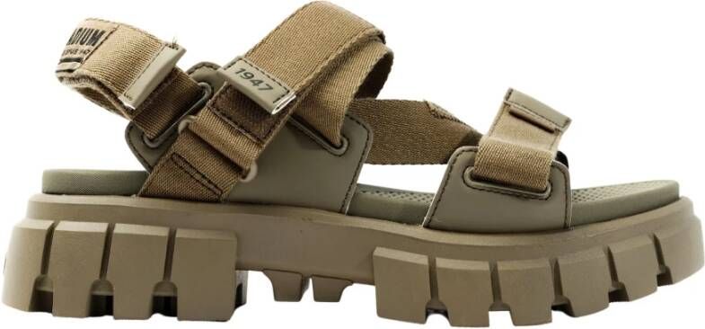 Palladium Sandalen Revolt Mono Green Dames