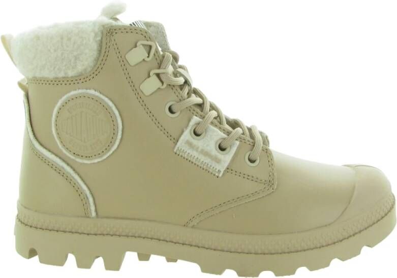 Palladium Sneeuw Warme Chukka Laarzen Beige Dames