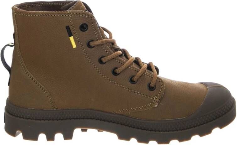 Palladium Unisex Enkellaarzen Pampa Hi Supply Brown Heren