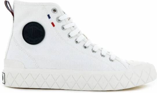 Palladium Vrouwen S sneakers aas canvas midden Wit Dames