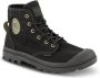 Palladium Zwarte Canvas Vegan Hi-Top Laars Black Heren - Thumbnail 1