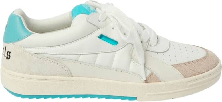 Palm Angels Blauw en wit laagtop sneakers White Heren