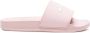 Palm Angels Essential Logo Pool Sliders Flip Flop Pink Dames - Thumbnail 1