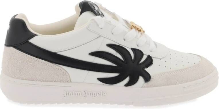 Palm Angels Palm Beach University sneaker van leer met suède details