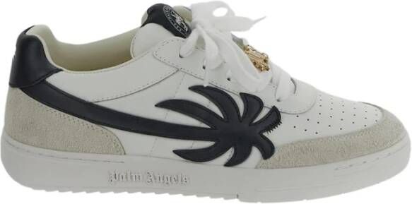 Palm Angels Palm Beach University sneaker van leer met suède details