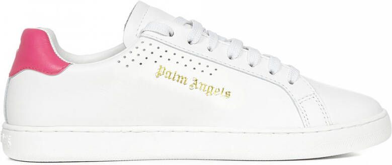 Palm Angels Low Top Sneakers Wit Dames