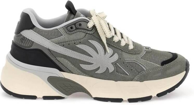 Palm Angels Grijze Sneakers Verhoog Stijl Moderne Gray