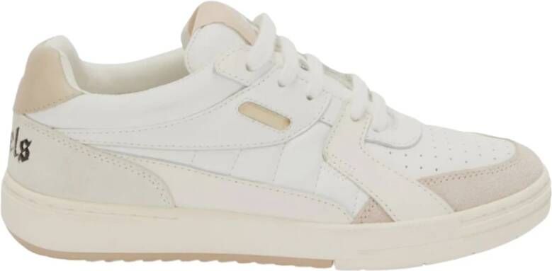 Palm Angels Beige Sneakers Regular Fit Geschikt voor alle temperaturen 100% leer Beige Dames