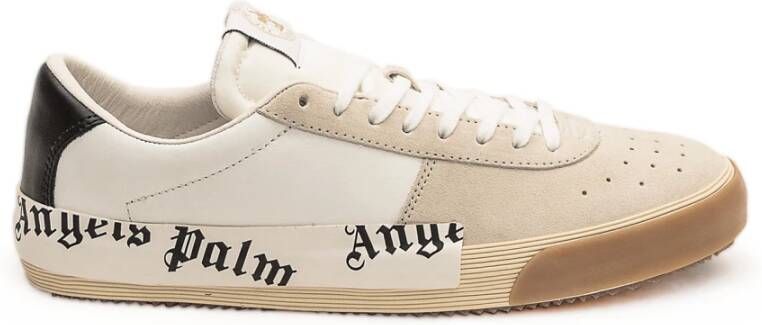 Palm Angels Syntetisch.44 Vulcanized Sneakers Wit Zwart White Heren