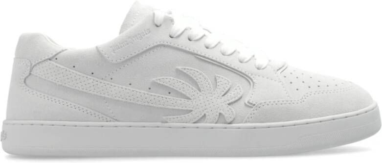 Palm Angels Sportschoenen met logo Gray Heren