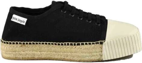 Palm Angels Stijlvolle zwarte espadrilles voor vrouwen Black Dames