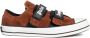 Palm Angels Velcro Vulcanized Lage Sneakers Brown Heren - Thumbnail 1