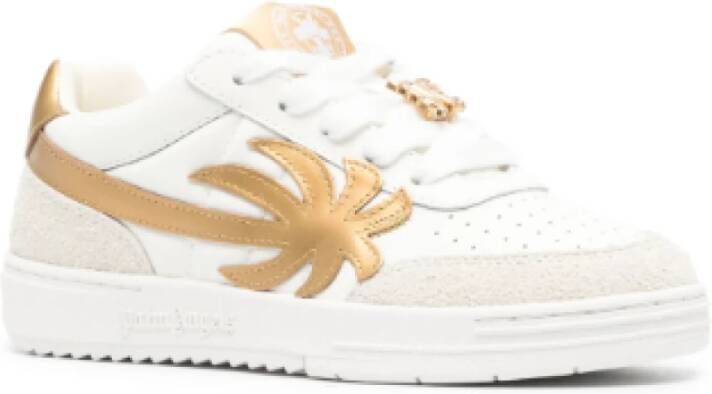 Palm Angels Witte platte schoenen White Dames