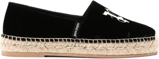 Palm Angels Zwarte Espadrilles voor Dames Black Dames