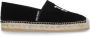 Palm Angels Zwarte platte espadrilles met ronde neus Black Dames - Thumbnail 1