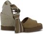 Paloma Barceló Bruine sleehak sandalen met enkelband Brown Dames - Thumbnail 1