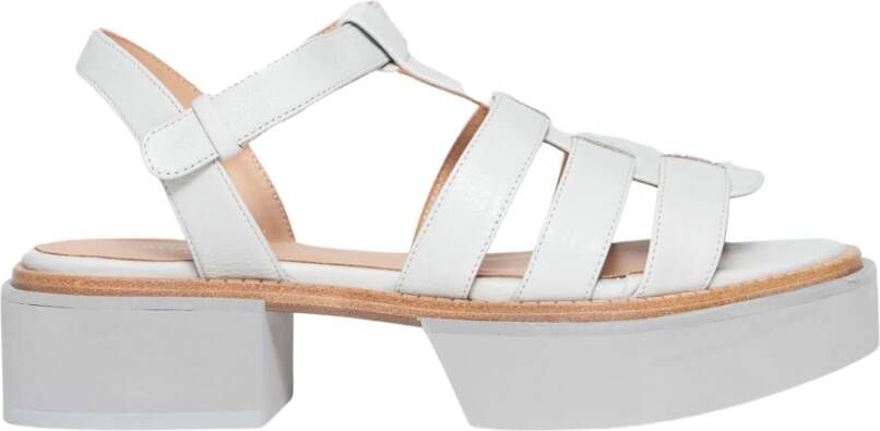 Paloma Barceló Elegante Grigio Sandalen Ss23 White Dames