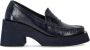 Paloma Barceló Marineblauwe hakken loafer met plateauzool Blue Dames - Thumbnail 1