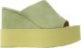 Paloma Barceló Suede Sandal Green Dames - Thumbnail 1