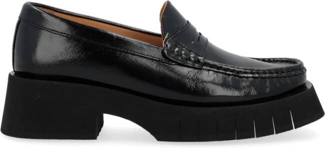 Paloma Barceló Venetië Zwarte Veerstijl Schoenen Black Dames