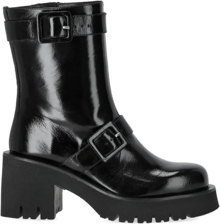 Paloma Barceló Boots PALOMA BARCELÓ LULU SCHWARZE STIEFELETTE in zwart