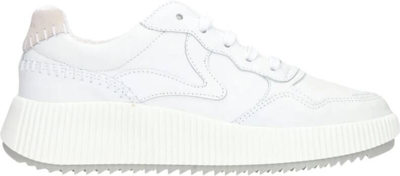 Palpa Stijlvolle Leren Sneakers White Dames