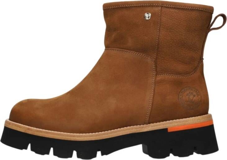 Panama Jack Bruine Nubuck Enkellaarzen Laia B1 Brown Dames