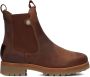 Panama Jack FRANCESCA IGLOO B5 Bruine stoere Chelsea boot met lamswol - Thumbnail 3