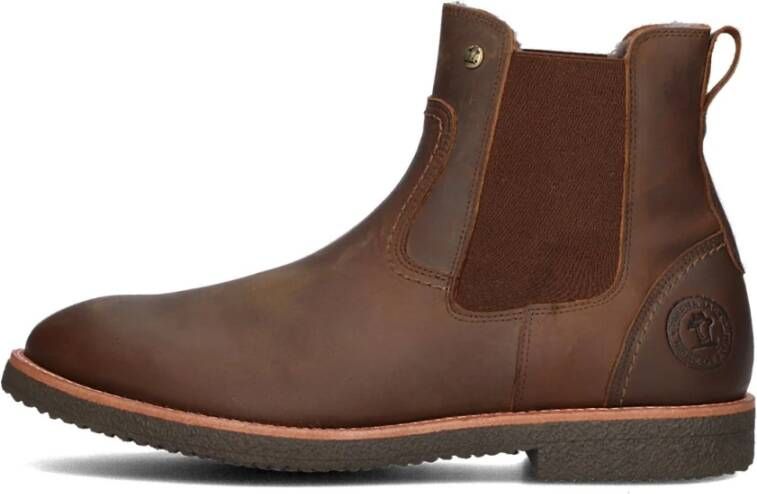 Panama Jack Heren Chelsea Boots Garnock Igloo Brown Heren