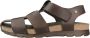 Panama Jack Platte Sandalen met Bandjes Brown Heren - Thumbnail 1