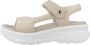 Panama Jack Platte Sandalen met Plakband Beige Dames - Thumbnail 1